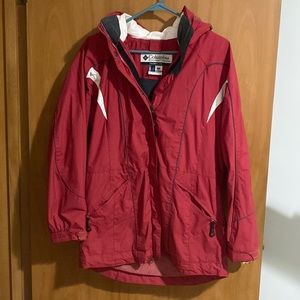 Womens Red Columbia Winter Coat
